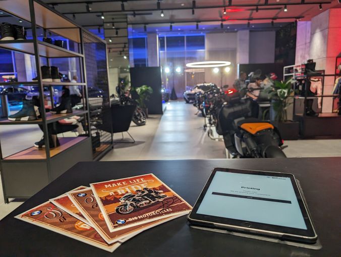 Interactive Poster Signing – Dubai Showroom Launch project cover image