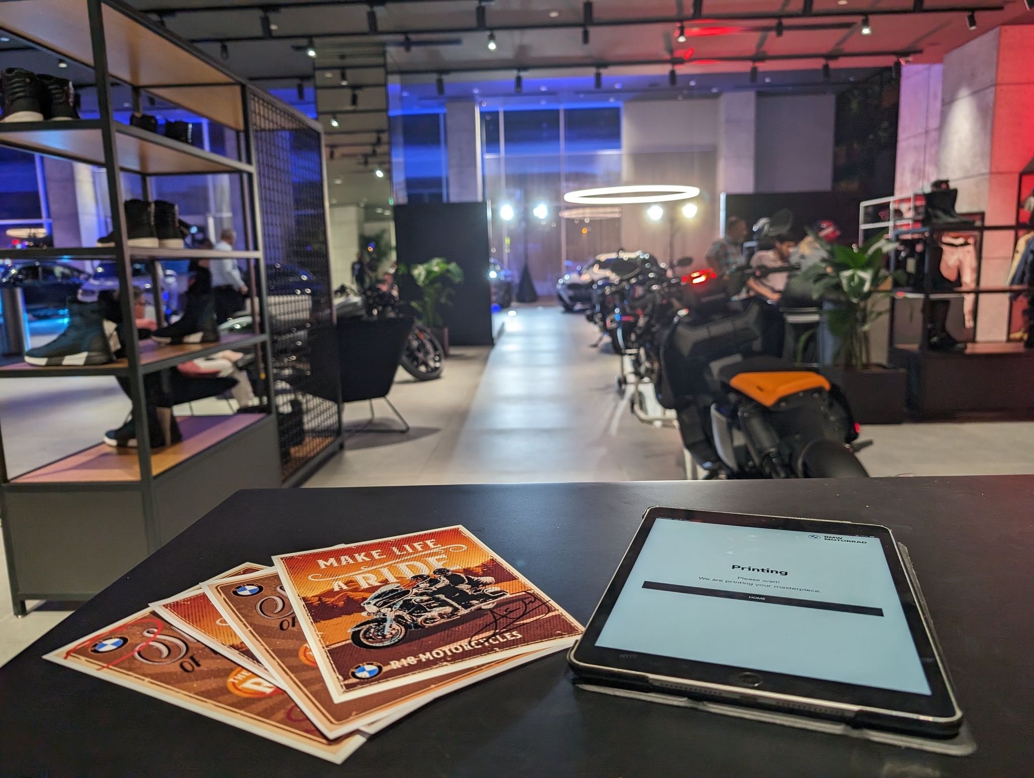 Interactive Poster Signing – Dubai Showroom Launch project cover image